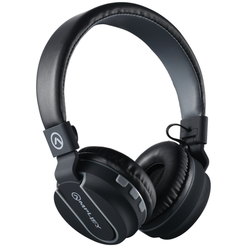 Amplify Fusion Series Bluetooth Headphone – Black/Grey