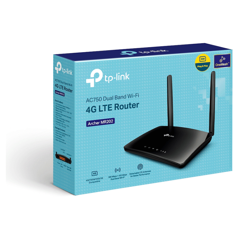 Archer MR202 AC750 Wireless Dual-Band 4G LTE Router