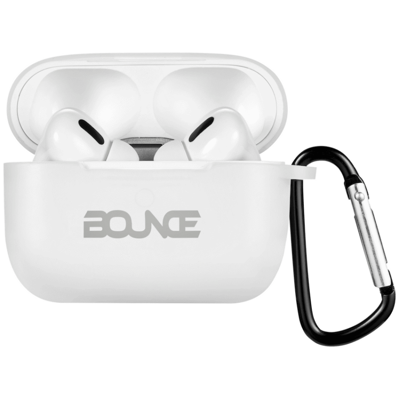 Bounce Clef X True Wireless Earphones + Silicone Accessories – White