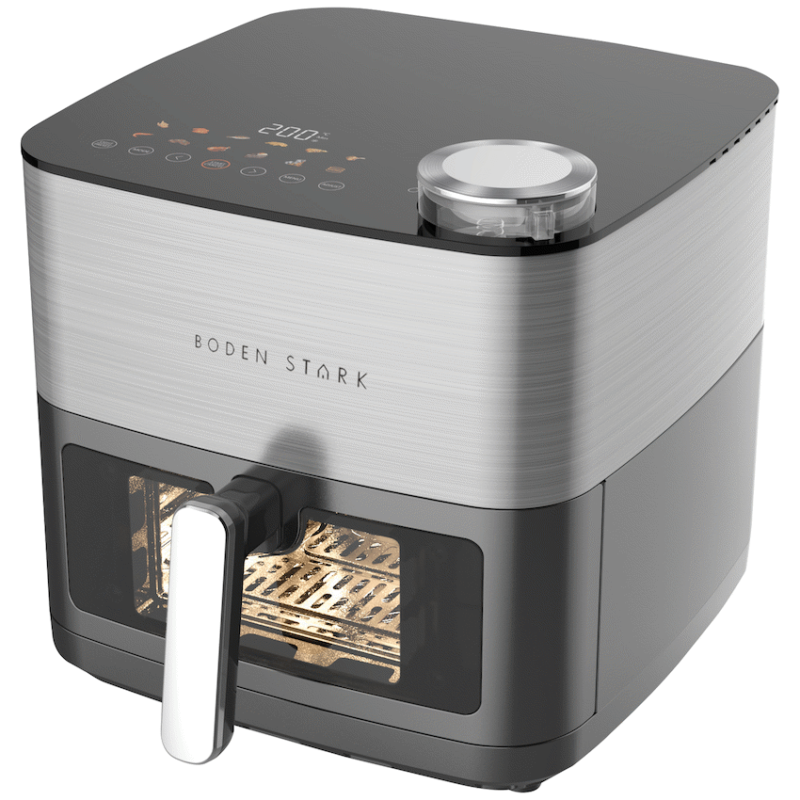 Boden Stark 8l Dual Element Air Fryer with Steaming Function