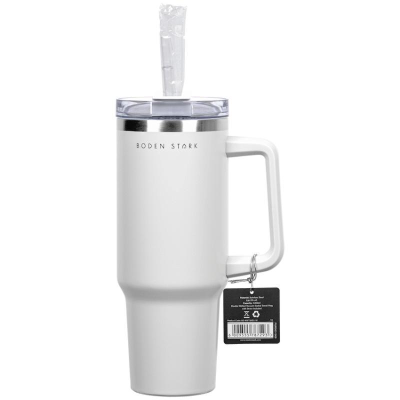 Boden Stark 1200ml Travel Mug – White