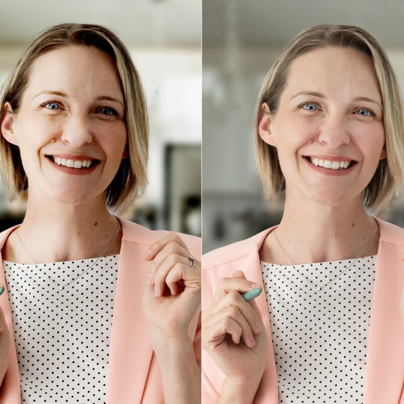 Logitech Brio 500 FULL HD 1080P Webcam With Light Correction Rose