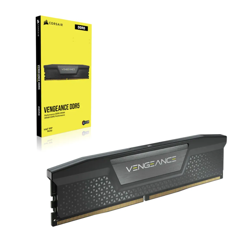 Corsair VENGEANCE DDR5 32GB (2 x 16GB) DDR5 7200 CL34-44-44-96 1.45V Intel XMP – BLACK