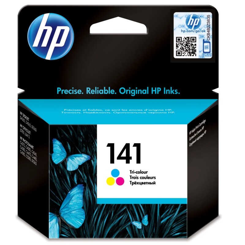 HP 141 Tri-Colour Ink Cartridge