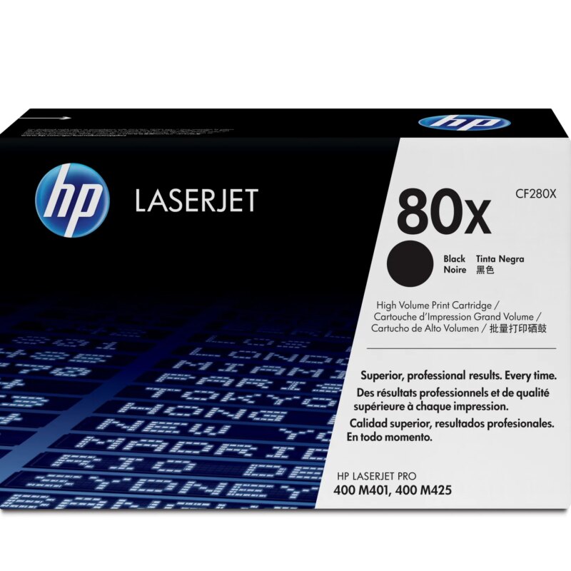 HP 80X Black LaserJet Toner Cartridge