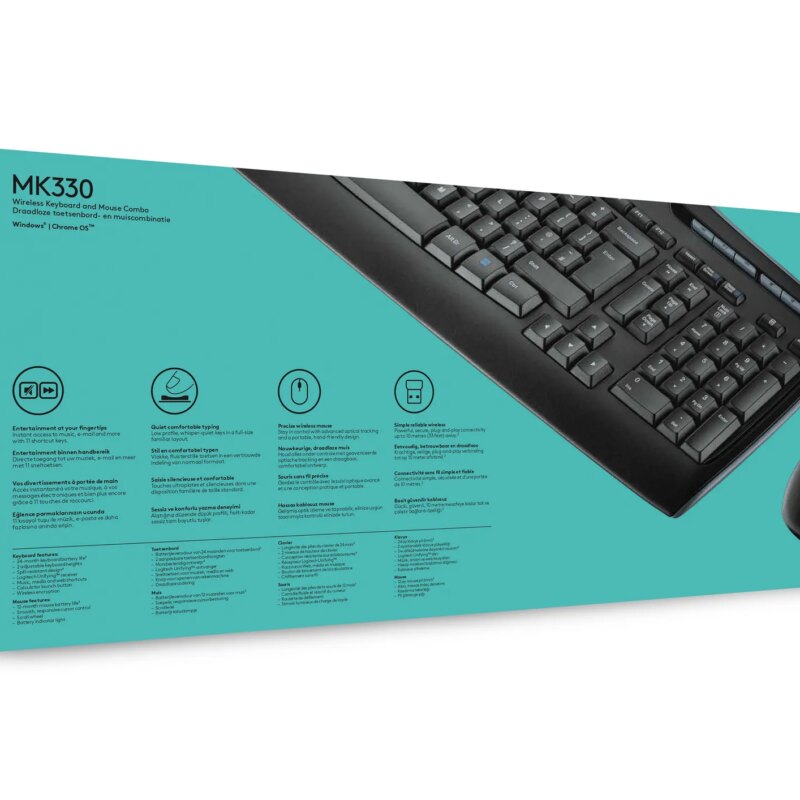 Logitech(R) MK330 Wireless Combo
