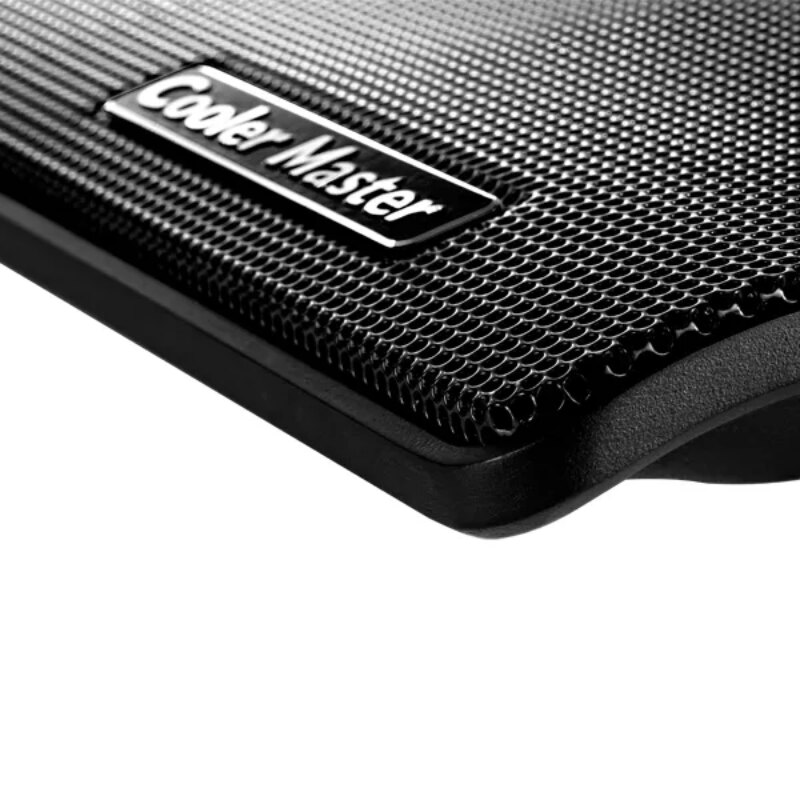 Cooler Master NotePal I100 15.4” Notebook Cooler With Ergonomic Design And Silent 140mm Cooling Fan – Black