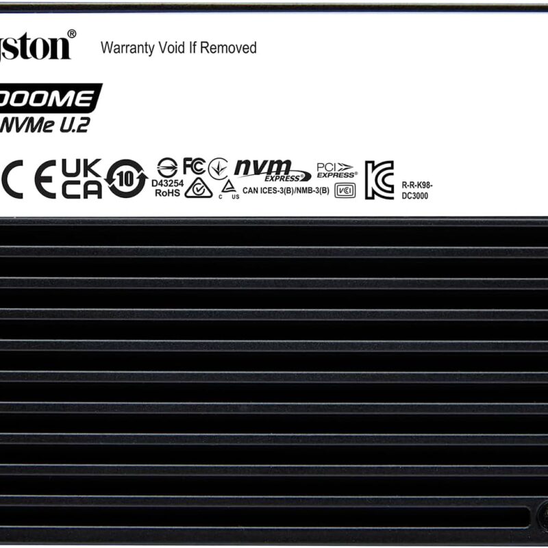 Kingston 15.36TB DC3000ME U.2 PCIe 5.0 NVMe TCG Opal Enterprise SSD