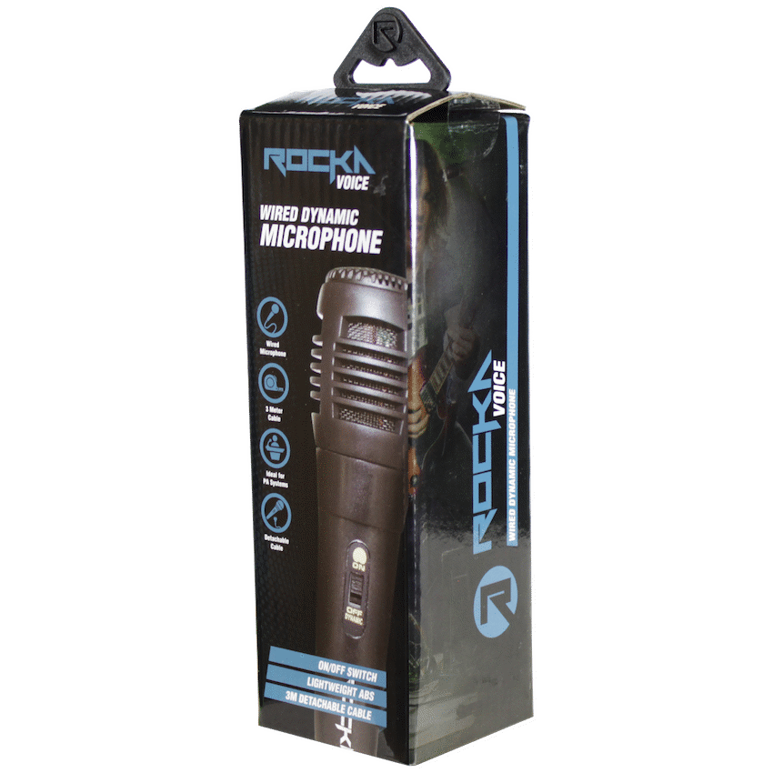 Rocka Voice series ABS wired microphone - Black - Image 2