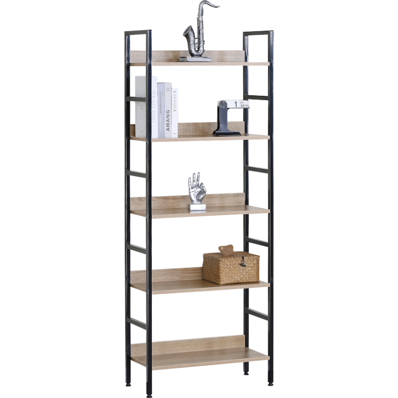 Everfurn Ethan Bookshelf – Oak