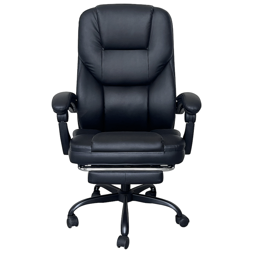 Everfurn Titan High-Back Reclining Office Chair - Black - Image 2