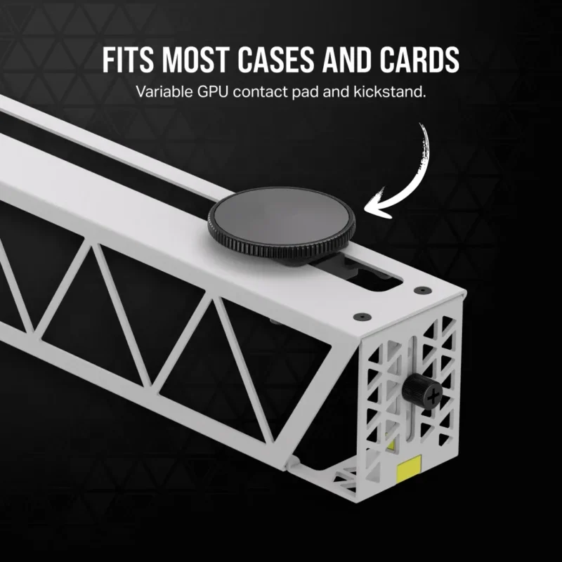 GPU Anti-Sag Bracket; White