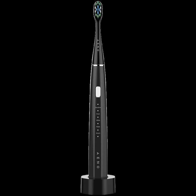 AENO SMART Sonic Electric toothbrush, DB2S: Black, 4modes +8 smart, wireless charging, 46000rpm, 90 days without charging, IPX7