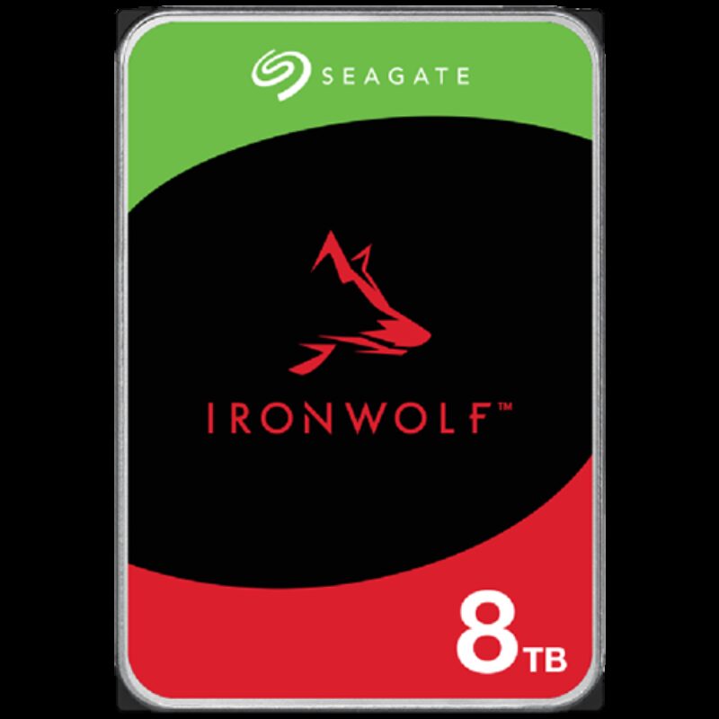 SEAGATE HDD IronWolf NAS (3.5”/8TB/SATA 6Gb/s/rpm 5400)
