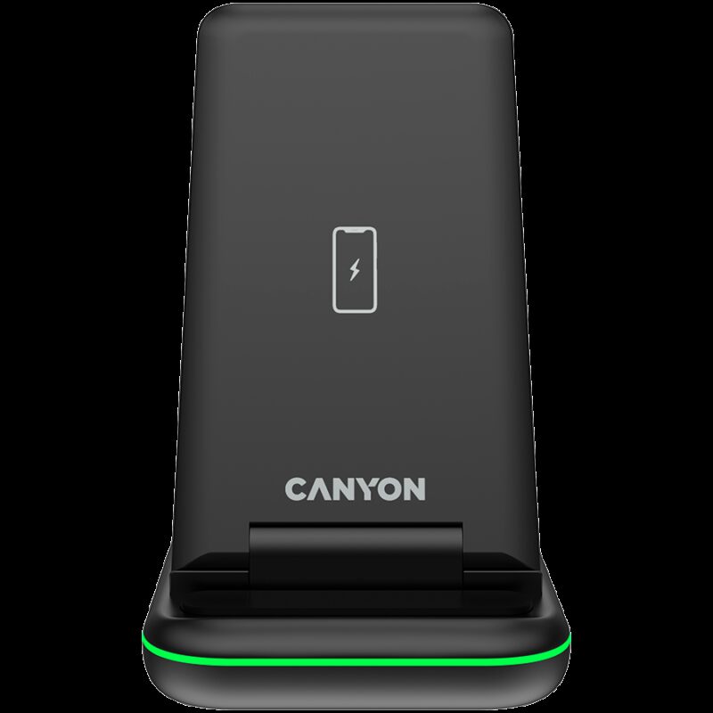 CANYON wireless charger WS-304 15W 3in1 Black