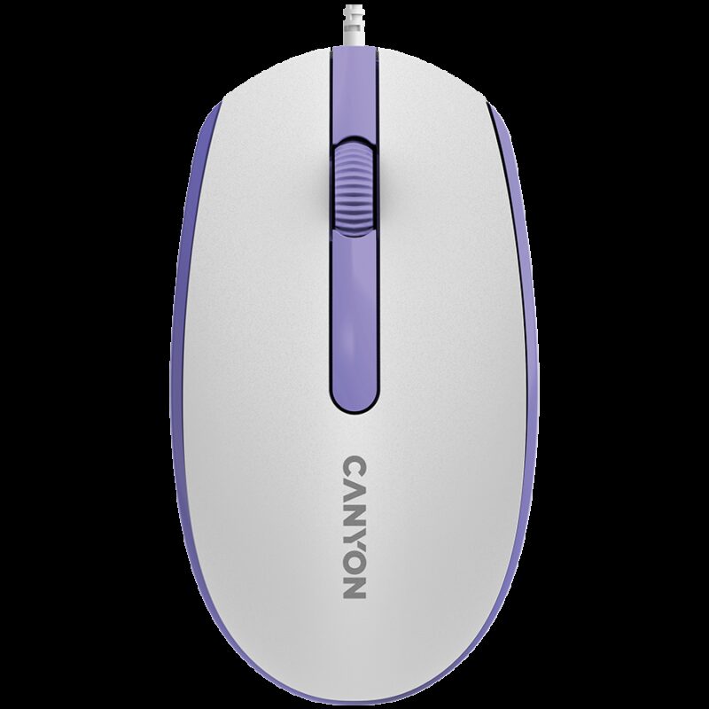 CANYON mouse M-10 Wired White Lavender