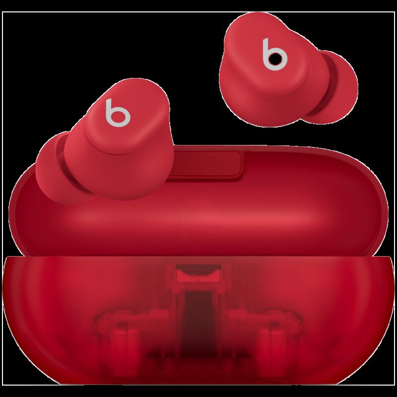 Beats Solo Buds – True Wireless Earbuds – Transparent Red, Model A3151 A3150 A3152
