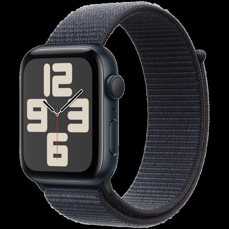 Apple Watch SE GPS 40mm Midnight Aluminium Case with Ink Sport Loop,Model A2722