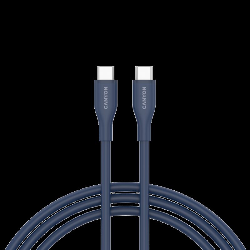 CANYON cable CC60SC10 C-C 60W 1m Silicon Dark blue