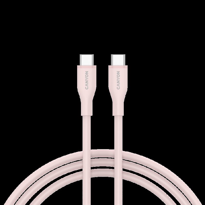 CANYON cable CC60SC10 C-C 60W 1m Silicon Pink Sand