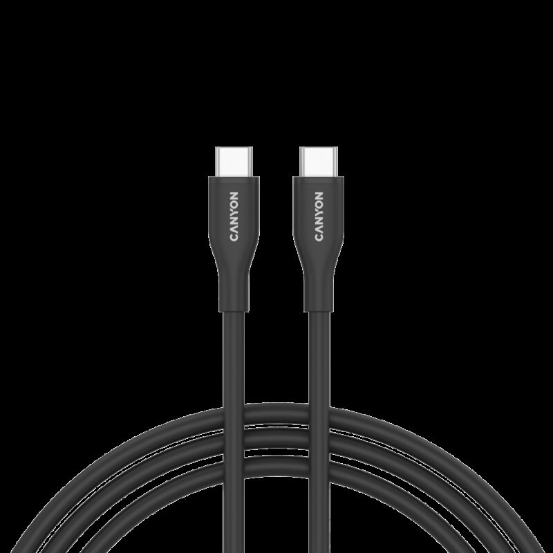 CANYON cable CC60SC10 C-C 60W 1m Silicon Black