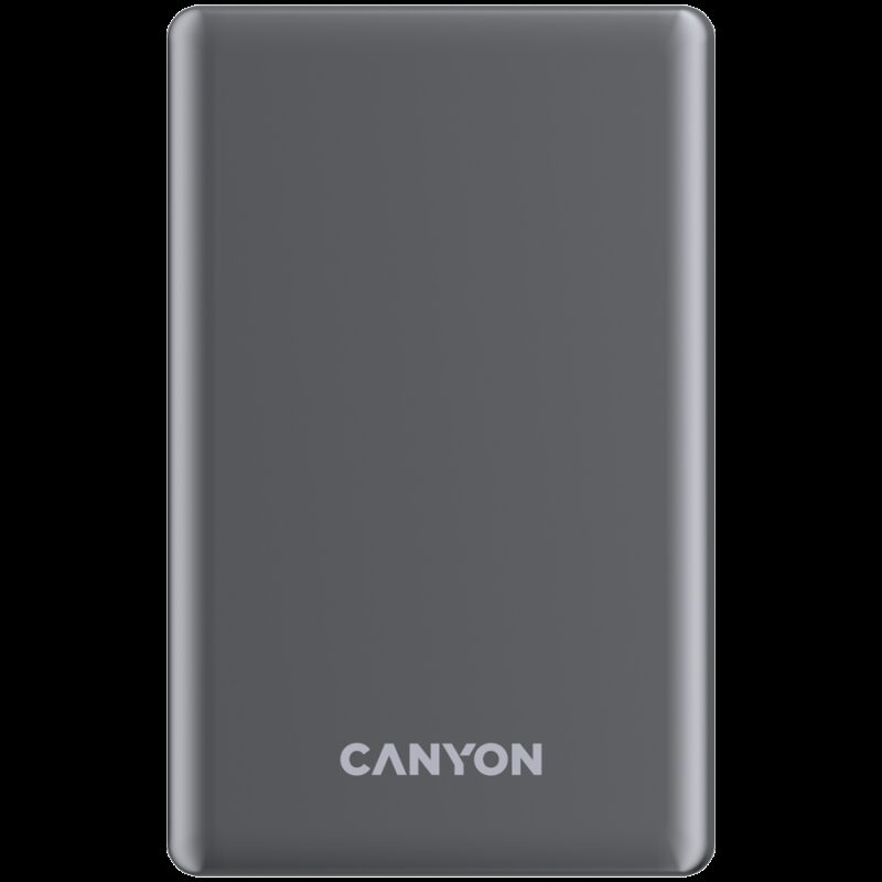 CANYON power bank OnPower 505 slim Magnetic 5000 mAh PD20W Dark Grey