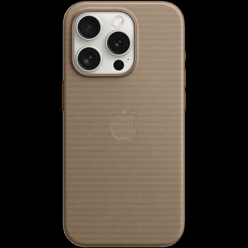 iPhone 15 Pro FineWoven Case with MagSafe – Taupe,Model A3134