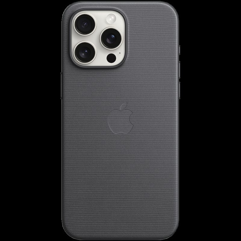 iPhone 15 Pro Max FineWoven Case with MagSafe – Black,Model A3135