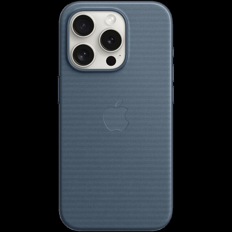 iPhone 15 Pro FineWoven Case with MagSafe – Pacific Blue,Model A3134