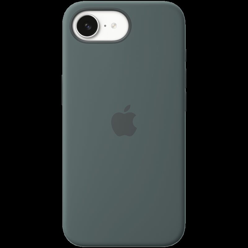 iPhone 16e Silicone Case – Lake Green