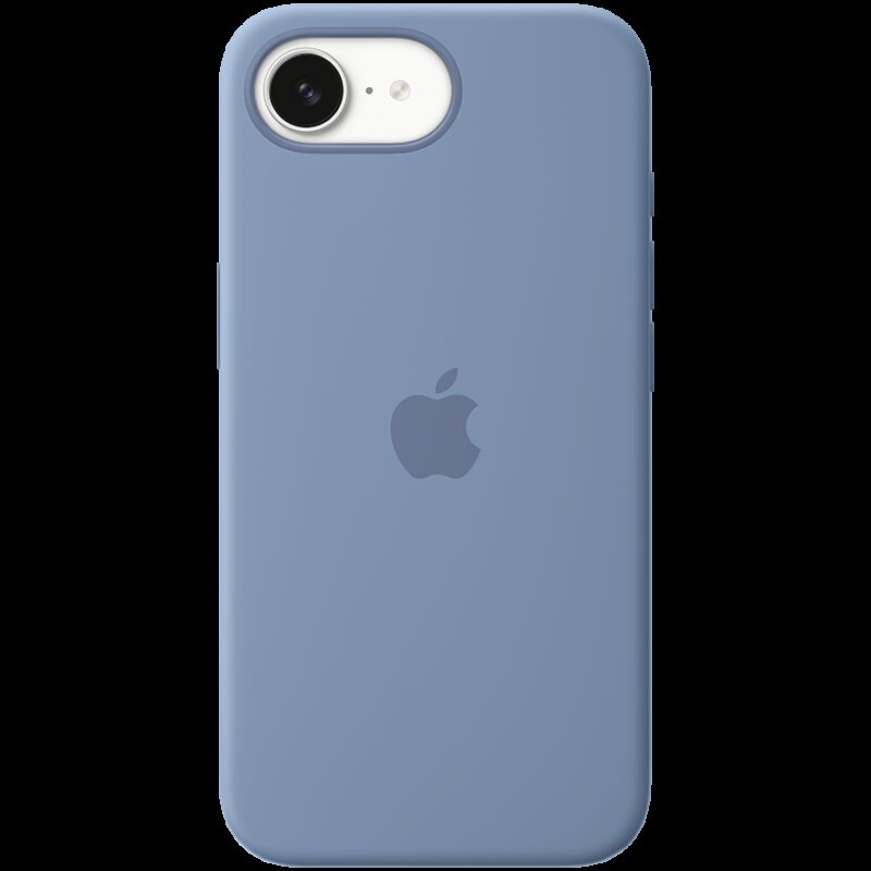 iPhone 16e Silicone Case – Winter Blue