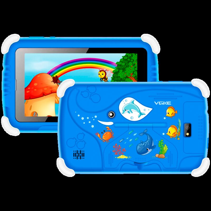 VGKE 7″ IPS Kids Tablet – Mediatek MT6735 CPU, 1GB RAM, 16GB Storage, 3G + Wifi, Bluetooth 4.0, Android
