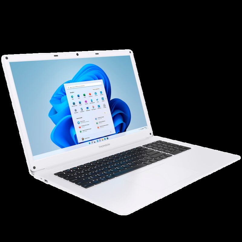 THOMSON laptop Neo N-17, 17,3-inch Notebook/Intel Celeron 2 cores N4020/1600*900 HD TN/4GB RAM DDR4/128Gb SSD/Wifi AC & BT/0.3MP Webcam/6000 mAh 7.6V/Windows 11S + Microsoft office 365/Keyboard QWERTY US/White