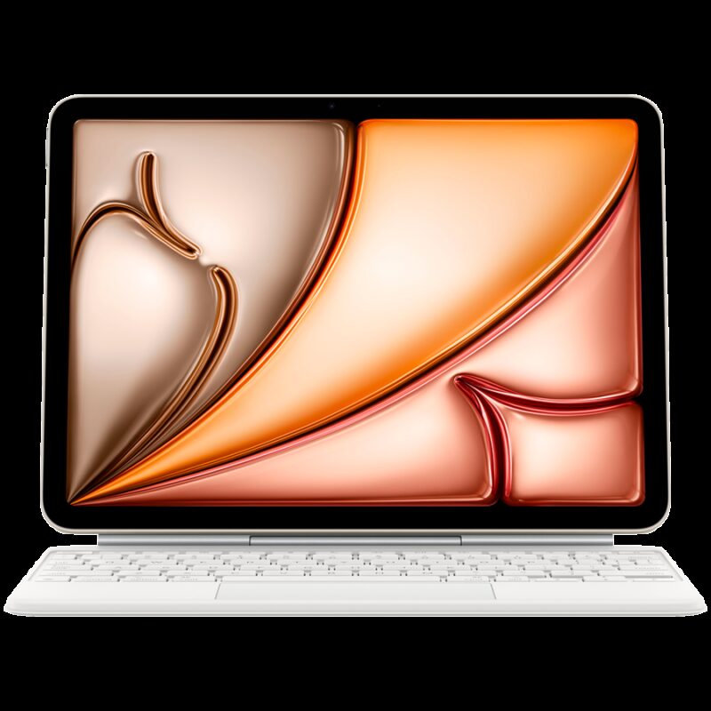 Magic Keyboard for iPad Air 11-inch (M3) – International English – White,Model A3339