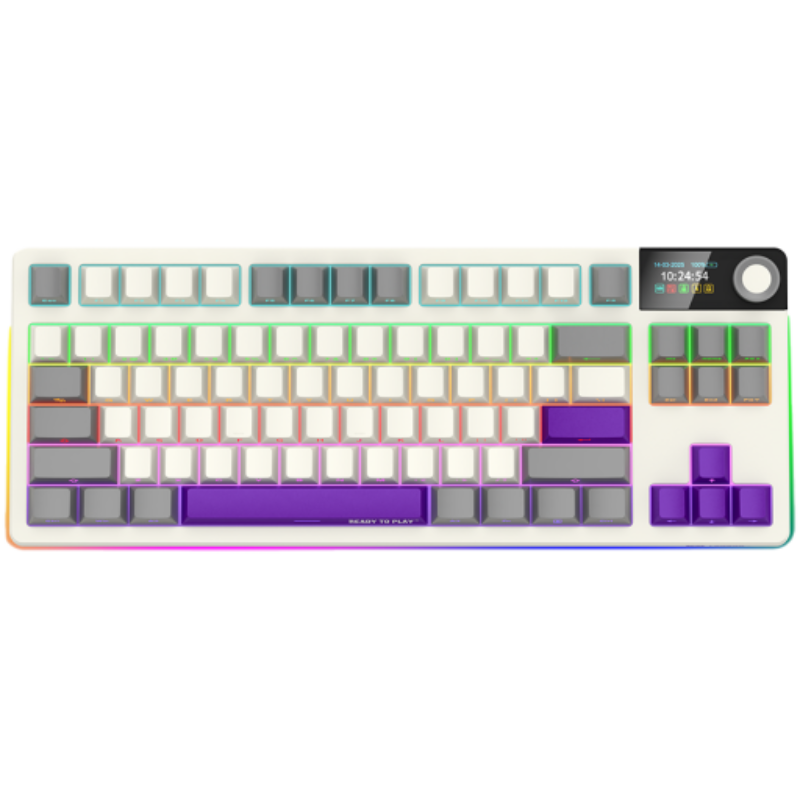 LORGAR KBP70TKLW, Wireless TKL Mechanical Gaming Keyboard Pro, Beige, EN layout