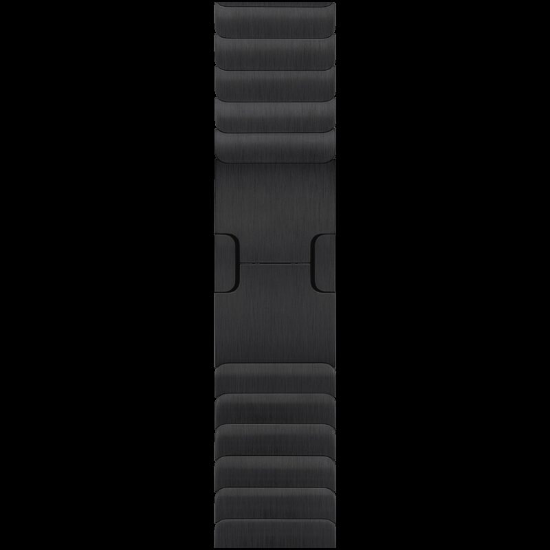 38mm Space Black Link Bracelet