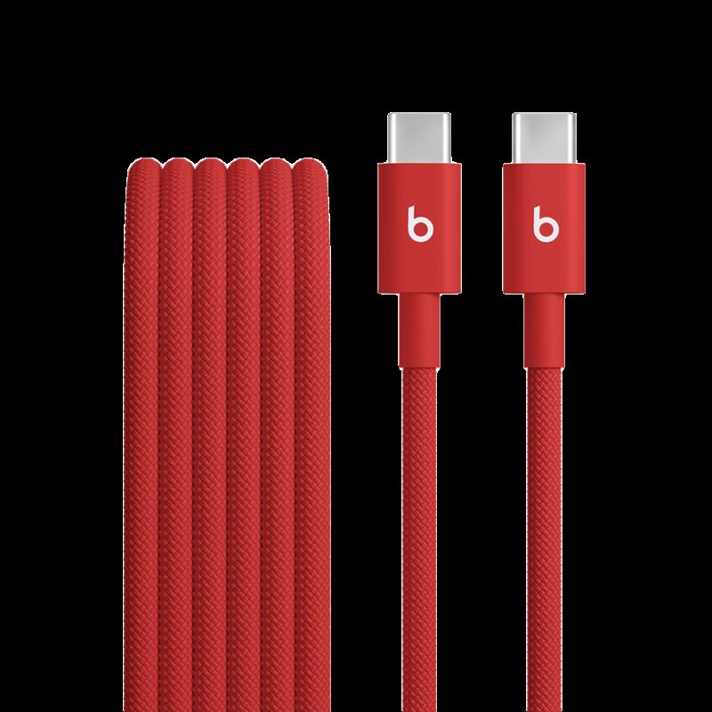 Beats USB-A to USB-C Woven Cable (1.5 m) – Rapid Red