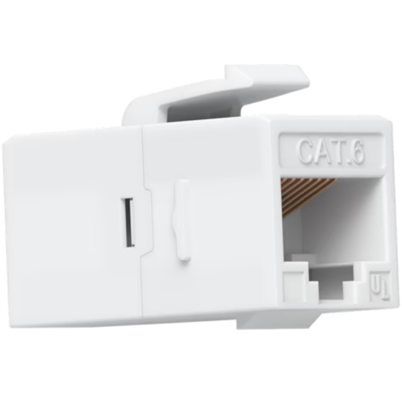 Ubiquiti UniFi UACC-Keystone-Coupler-C6 Cat6 keystone coupler, Easy snap-in installation on a blank patch panel, (12) Keystone Couplers per pack