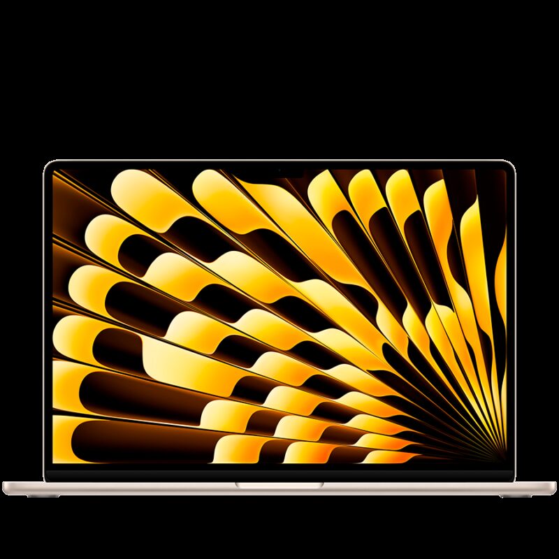 15-inch MacBook Air: Apple M4 chip with 10-core CPU and 10-core GPU, 24GB, 512GB SSD – Starlight,Model A3241