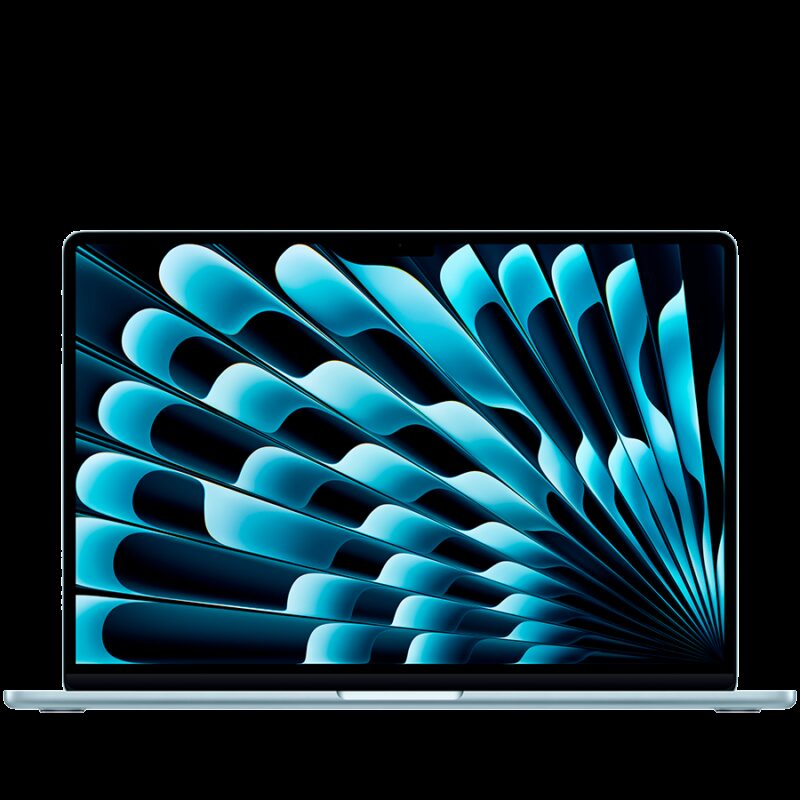 15-inch MacBook Air: Apple M4 chip with 10-core CPU and 10-core GPU, 16GB, 512GB SSD – Sky Blue,Model A3241