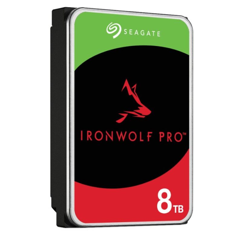 SEAGATE HDD Ironwolf pro NAS (3.5”/8TB/SATA/rmp 7200)