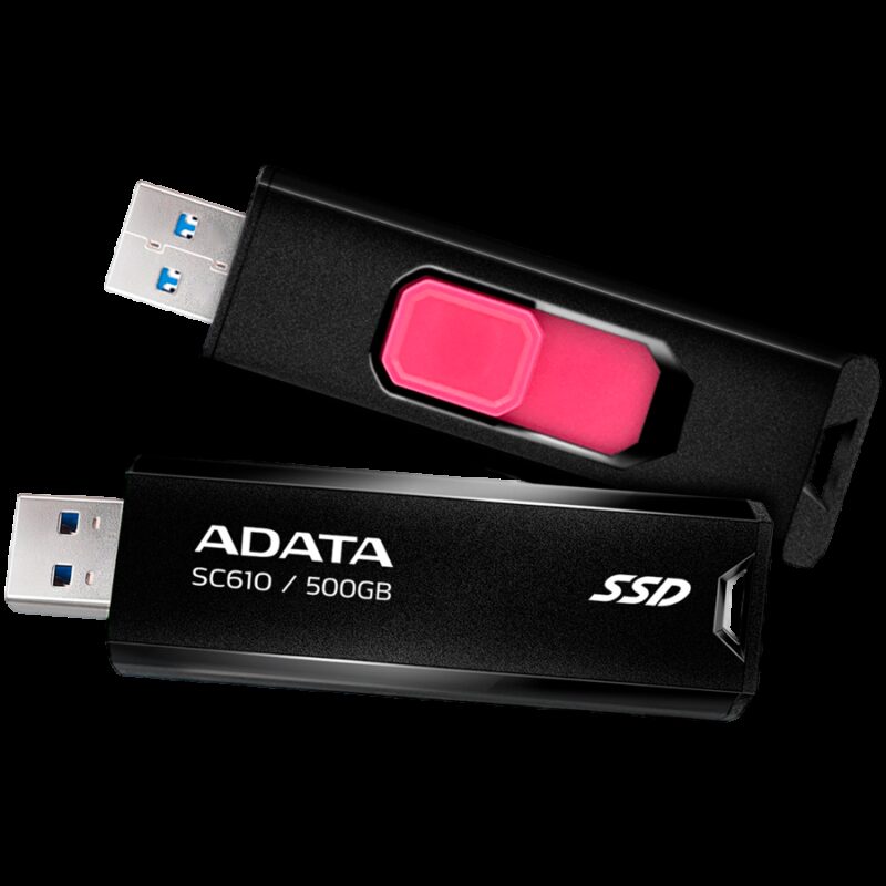 ADATA SC610 500GB USB3.2 External SSD Flash Drive