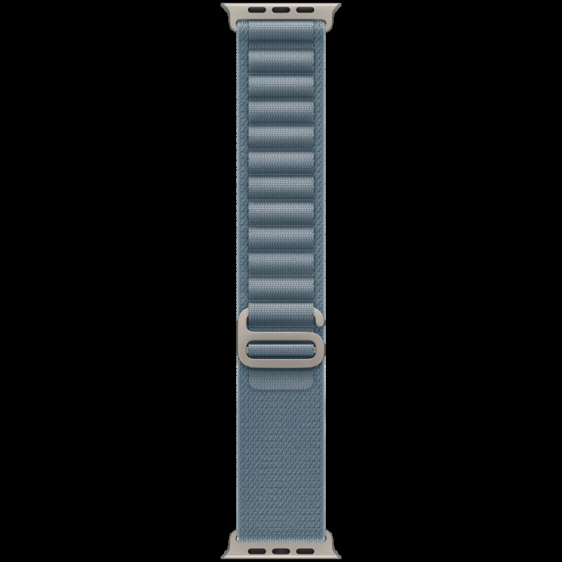 49mm Light Blue Alpine Loop – Large – Natural Titanium Finish