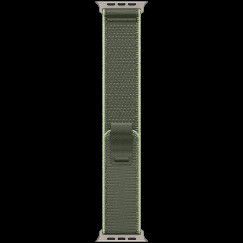 49mm Green/Neon Trail Loop – M/L – Natural Titanium Finish