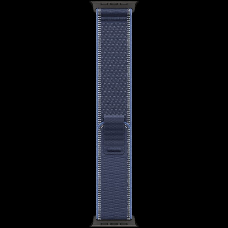 49mm Blue/Bright Blue Trail Loop – M/L – Black Titanium Finish