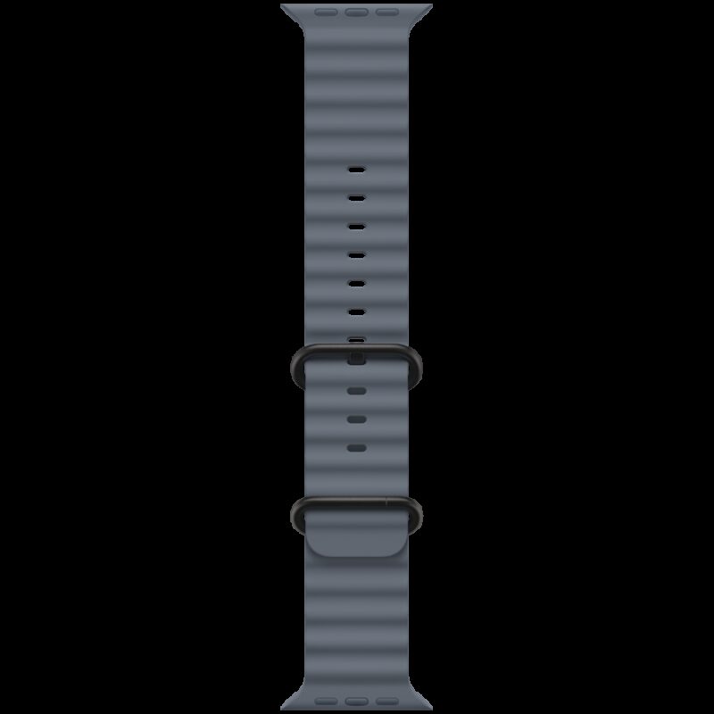 49mm Anchor Blue Ocean Band – Black Titanium Finish