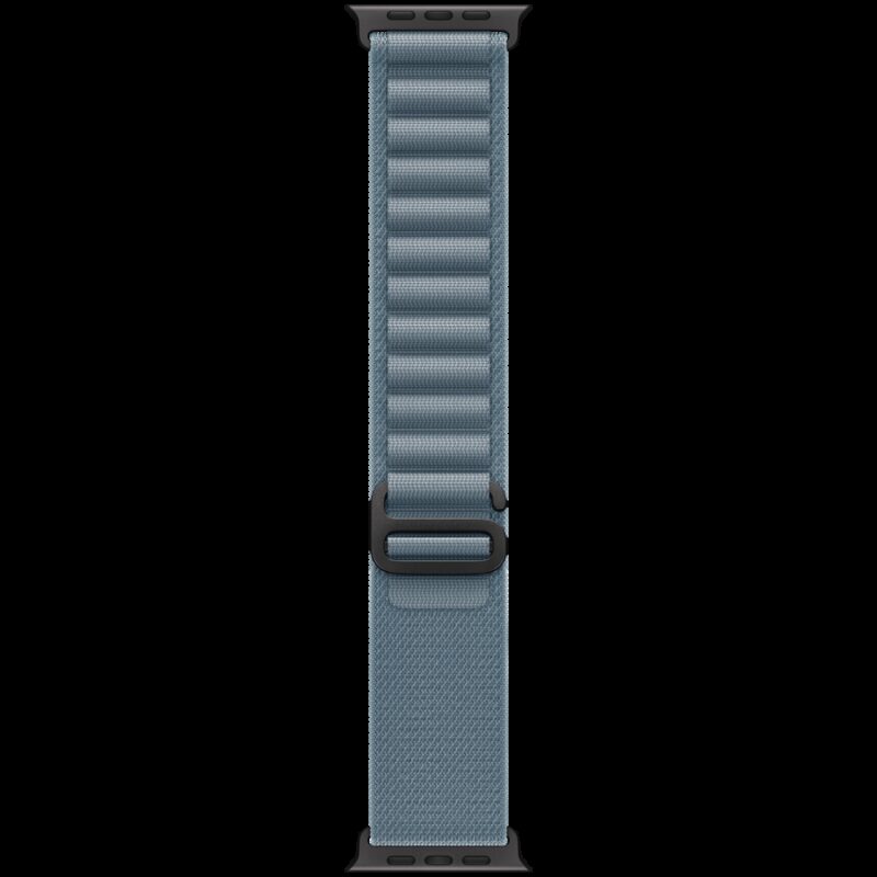49mm Light Blue Alpine Loop – Large – Black Titanium Finish