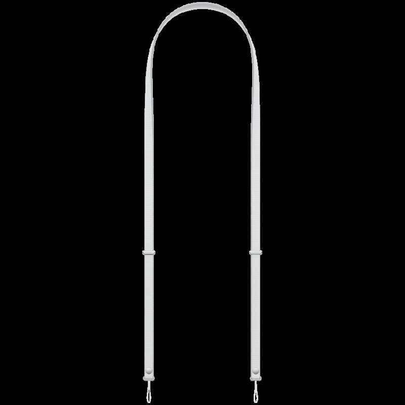 Crossbody Strap – Light Gray,Model A3555