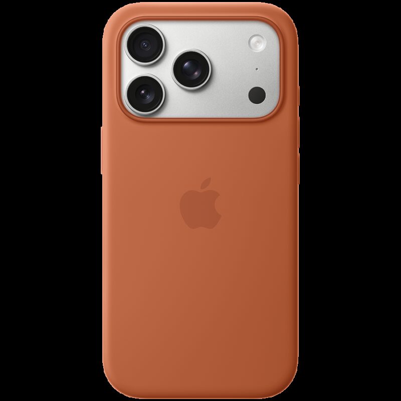 iPhone 17 Pro Silicone Case with MagSafe – Terra Cotta,Model A3559