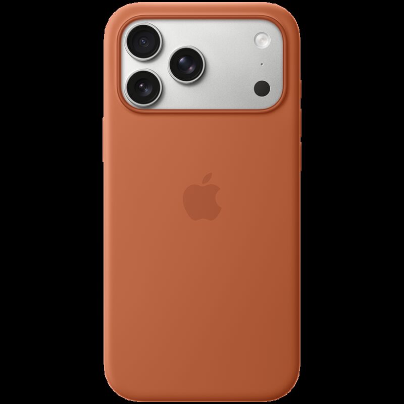 iPhone 17 Pro Max Silicone Case with MagSafe – Terra Cotta,Model A3560